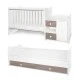 Bed minimax 190/72 color white/brown new