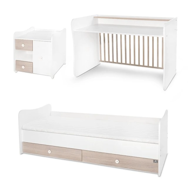 Bed minimax 190/72 color white/amber new