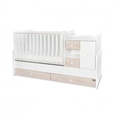 Bed minimax 190/72 color white/light oak new