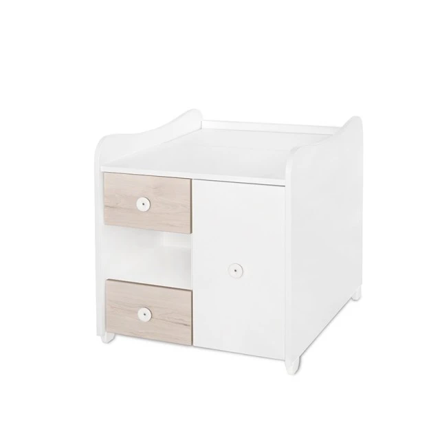 Bed minimax 190/72 color white/light oak new
