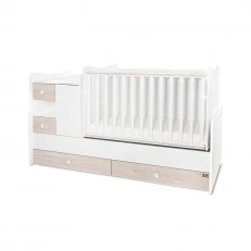 Bed minimax 190/72 color white/light oak new