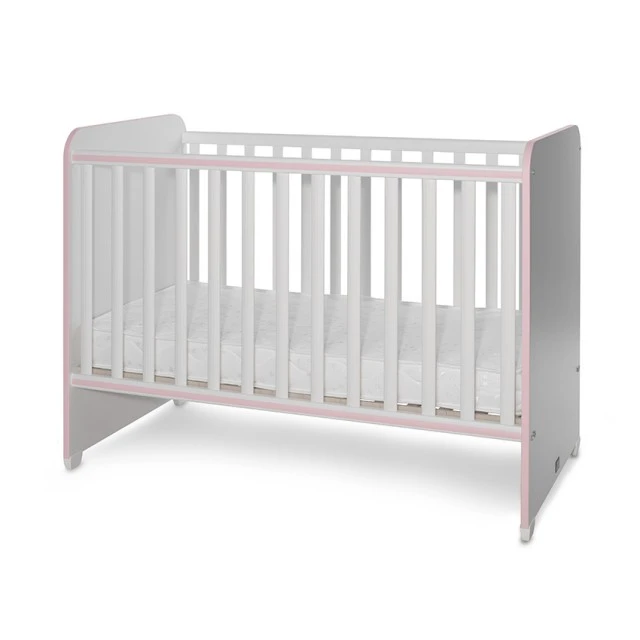 Bed sweet dream 60/120 color white/orchid pink