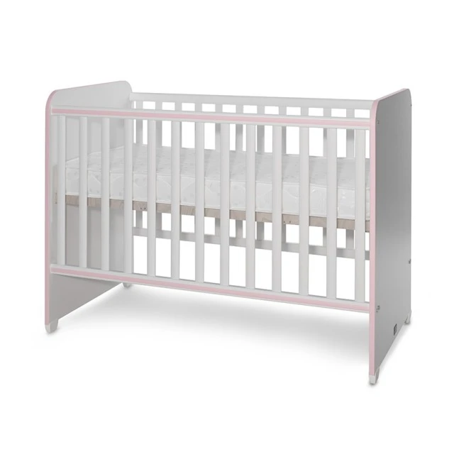 Bed sweet dream 60/120 color white/orchid pink
