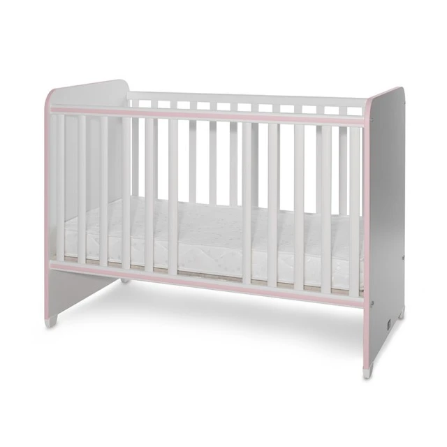 Bed sweet dream 60/120 color white/orchid pink