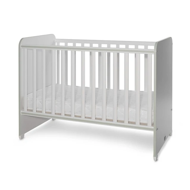 Bed sweet dream 60/120 color white/milky green