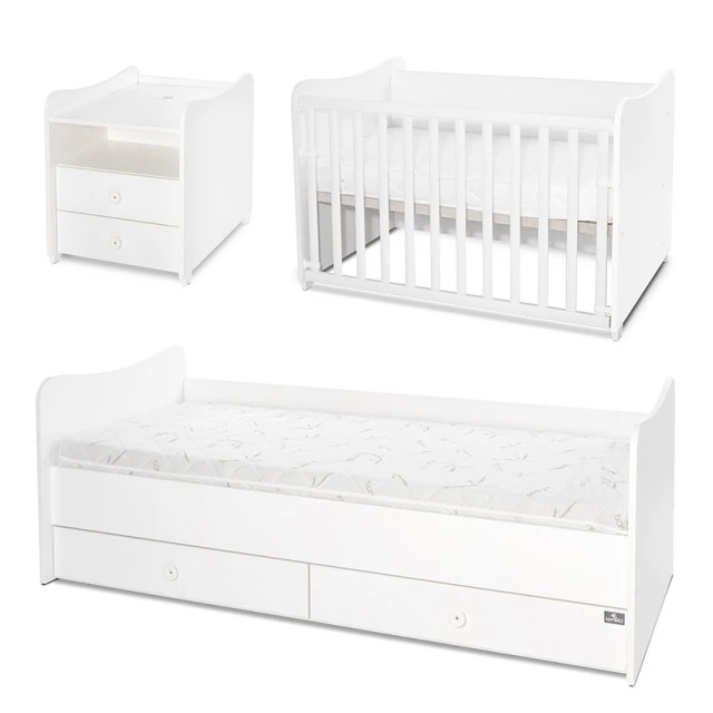 Bed combo 172/72 white