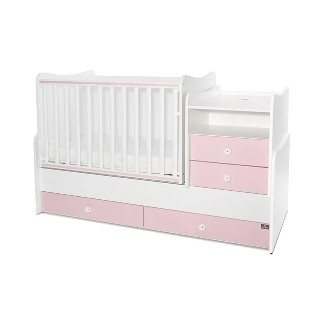 Bed combo 172/72 white/orchid pink