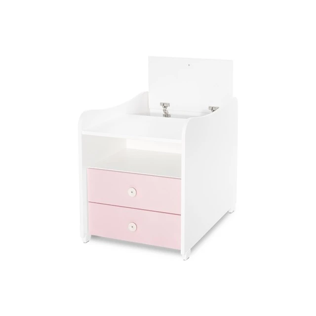Bed combo 172/72 white/orchid pink