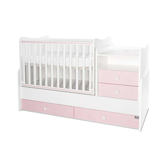 Bed combo 172/72 white/orchid pink
