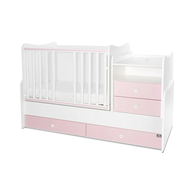 Bed combo 172/72 white/orchid pink