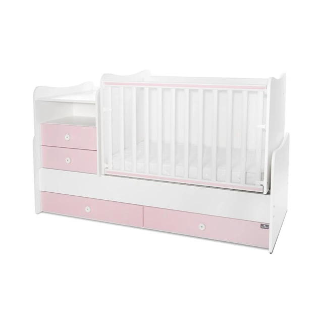 Bed combo 172/72 white/orchid pink