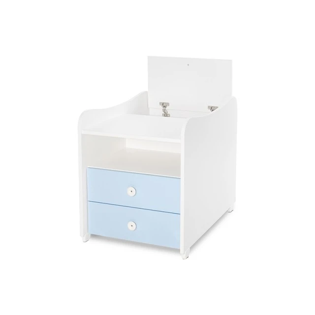 Bed combo 172/72 white/baby blue