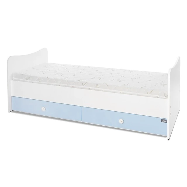Bed combo 172/72 white/baby blue