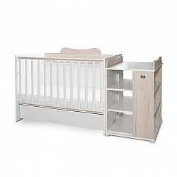Bed multi 190/82 color white/light oak
