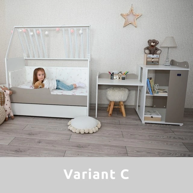 Bed multi 190/82 color white/string