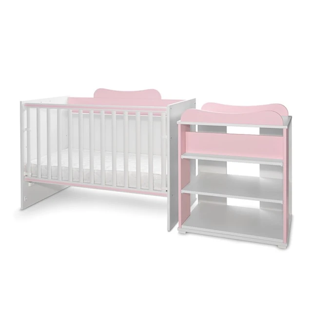 Bed multi 190/82 color white/orchid pink