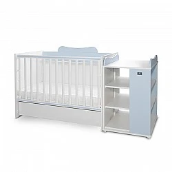 Multi bed 190/82 color white/baby blue