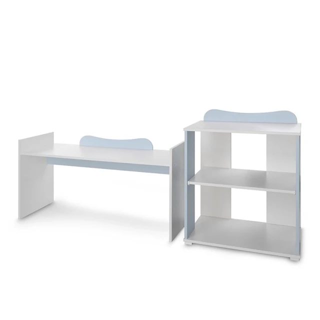 Multi bed 190/82 color white/baby blue