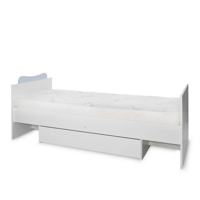 Multi bed 190/82 color white/baby blue