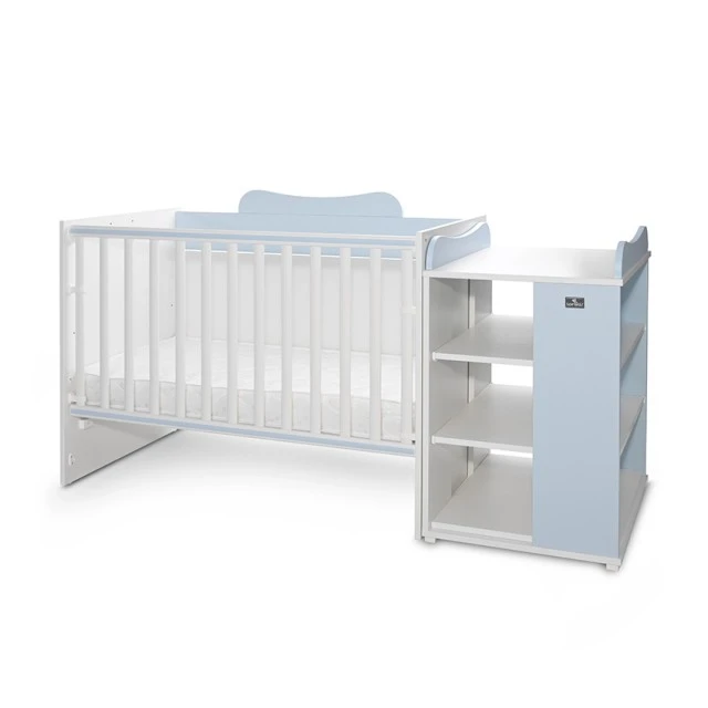 Multi bed 190/82 color white/baby blue
