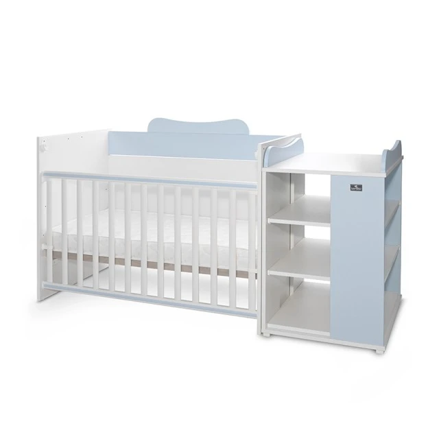 Multi bed 190/82 color white/baby blue