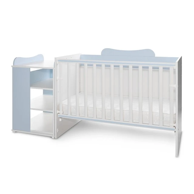 Multi bed 190/82 color white/baby blue