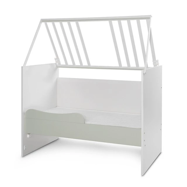 Bed multi 190/82 color white/milky green
