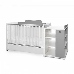 Bed multi 190/82 color white/stone grey