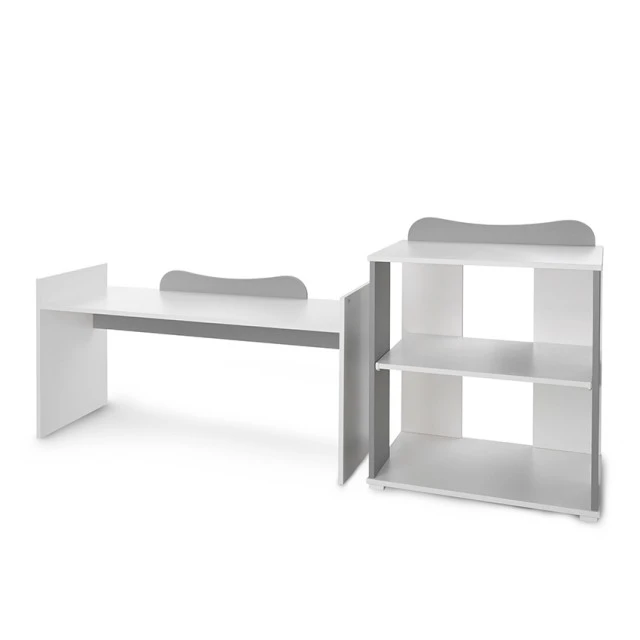Bed multi 190/82 color white/stone grey