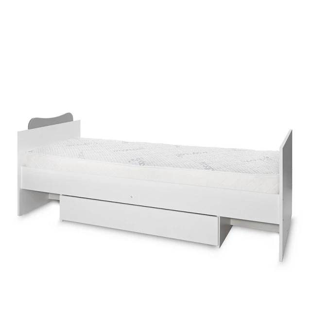 Bed multi 190/82 color white/stone grey