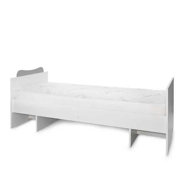 Bed multi 190/82 color white/stone grey