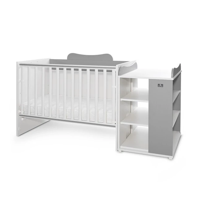 Bed multi 190/82 color white/stone grey