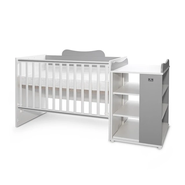 Bed multi 190/82 color white/stone grey