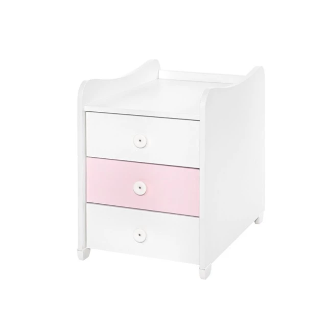 Bed maxi plus new 70/160 white/orchid pink-3box