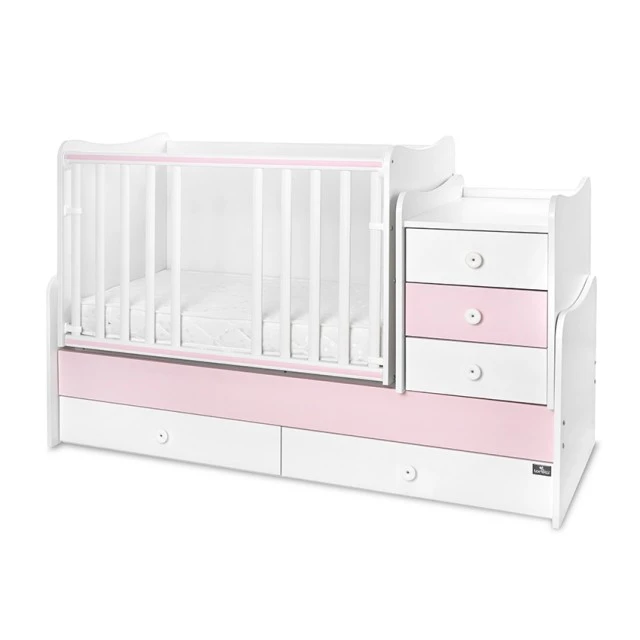 Bed maxi plus new 70/160 white/orchid pink-3box
