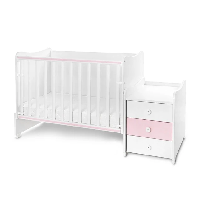 Bed maxi plus new 70/160 white/orchid pink-3box