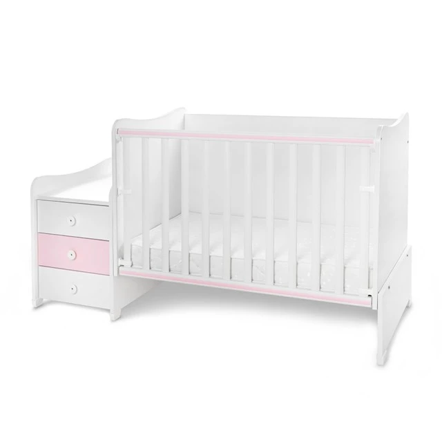 Bed maxi plus new 70/160 white/orchid pink-3box