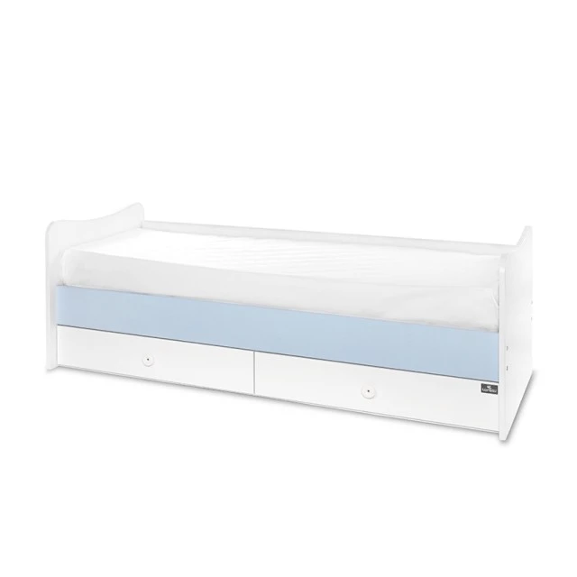 Легло maxi plus new 70/160  бяло/baby blue-3box