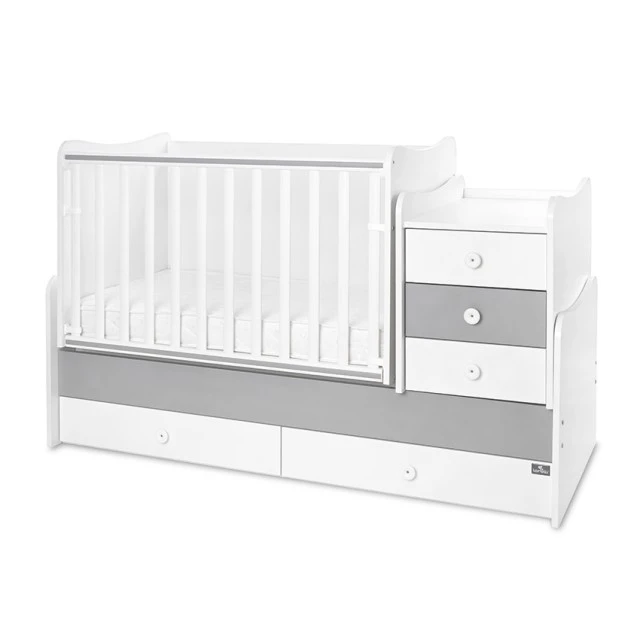 Легло maxi plus new 70/160 бяло/stone grey-3box