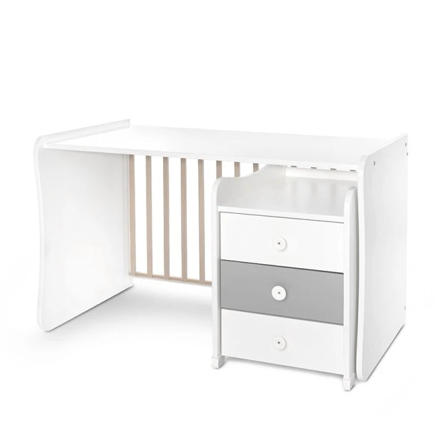Легло maxi plus new 70/160 бяло/stone grey-3box