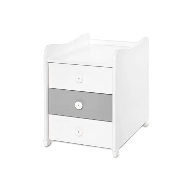 Легло maxi plus new 70/160 бяло/stone grey-3box