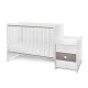 Легло maxi plus new 70/160 бяло/кафе-3box