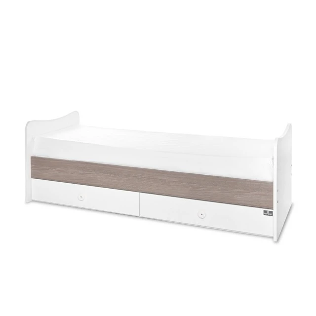Легло maxi plus new 70/160 бяло/кафе-3box