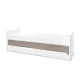 Легло maxi plus new 70/160 бяло/кафе-3box