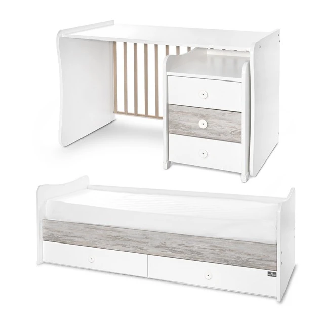 Bed maxi plus new 70/160 white/art-3box