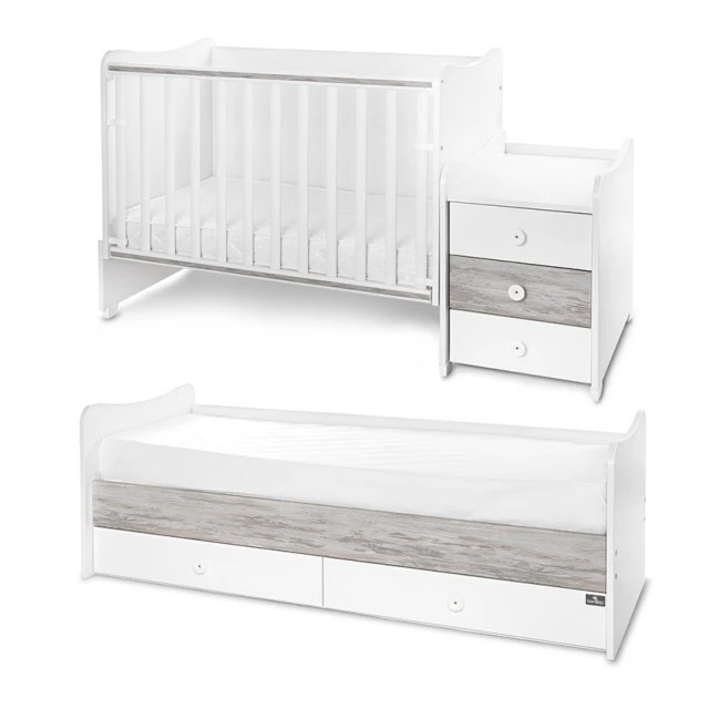 Bed maxi plus new 70/160 white/art-3box