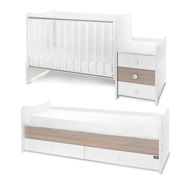 Bed maxi plus new 70/160 white/amber-3box
