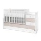 Легло maxi plus new 70/160 бяло/светъл дъб-3box