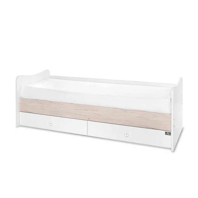 Bed maxi plus new 70/160 white/light oak-3box