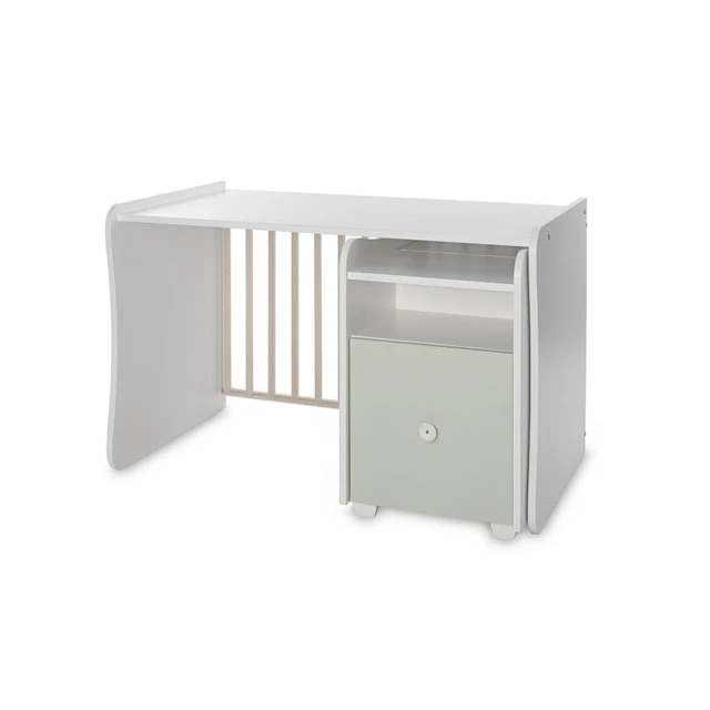 Легло trend plus 70/160 цвят бяло/milky green-3box